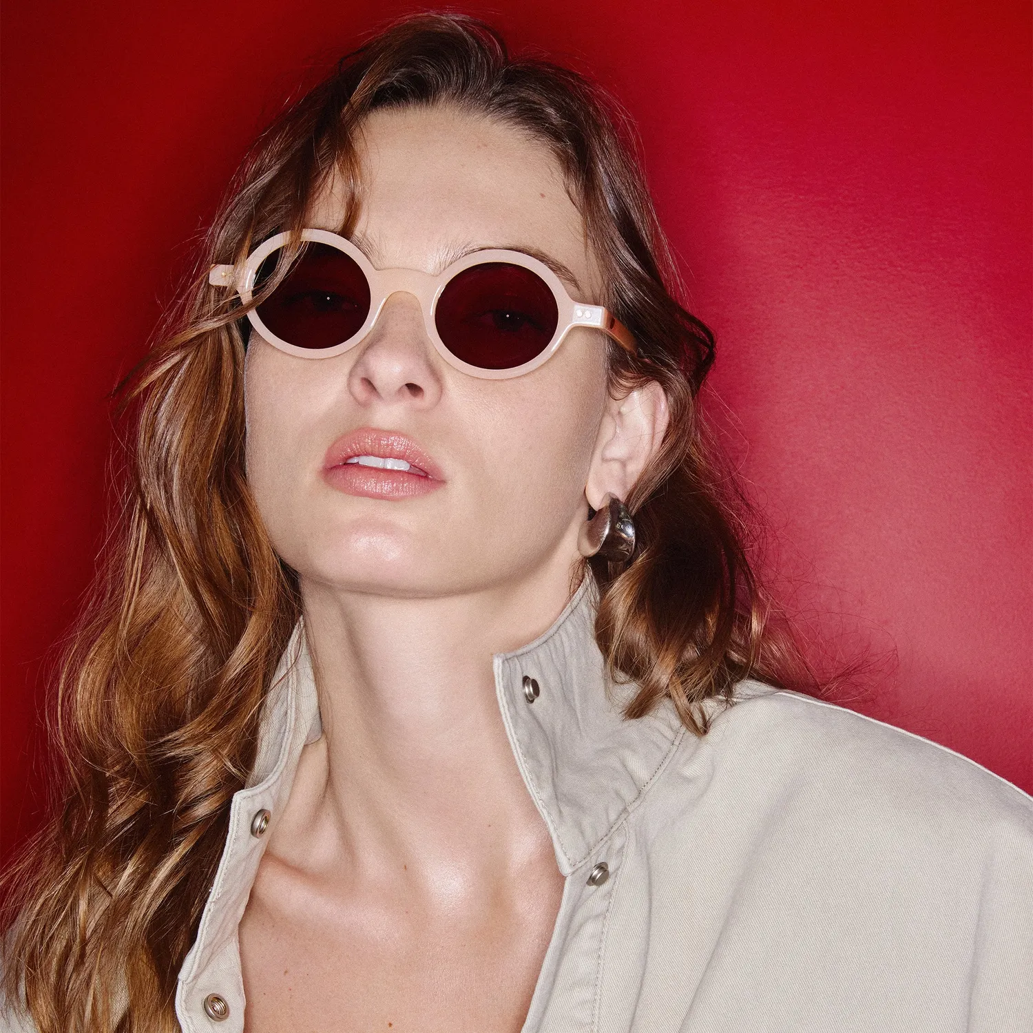 Le Specs Sycophantic occhiale da sole burro lente marrone