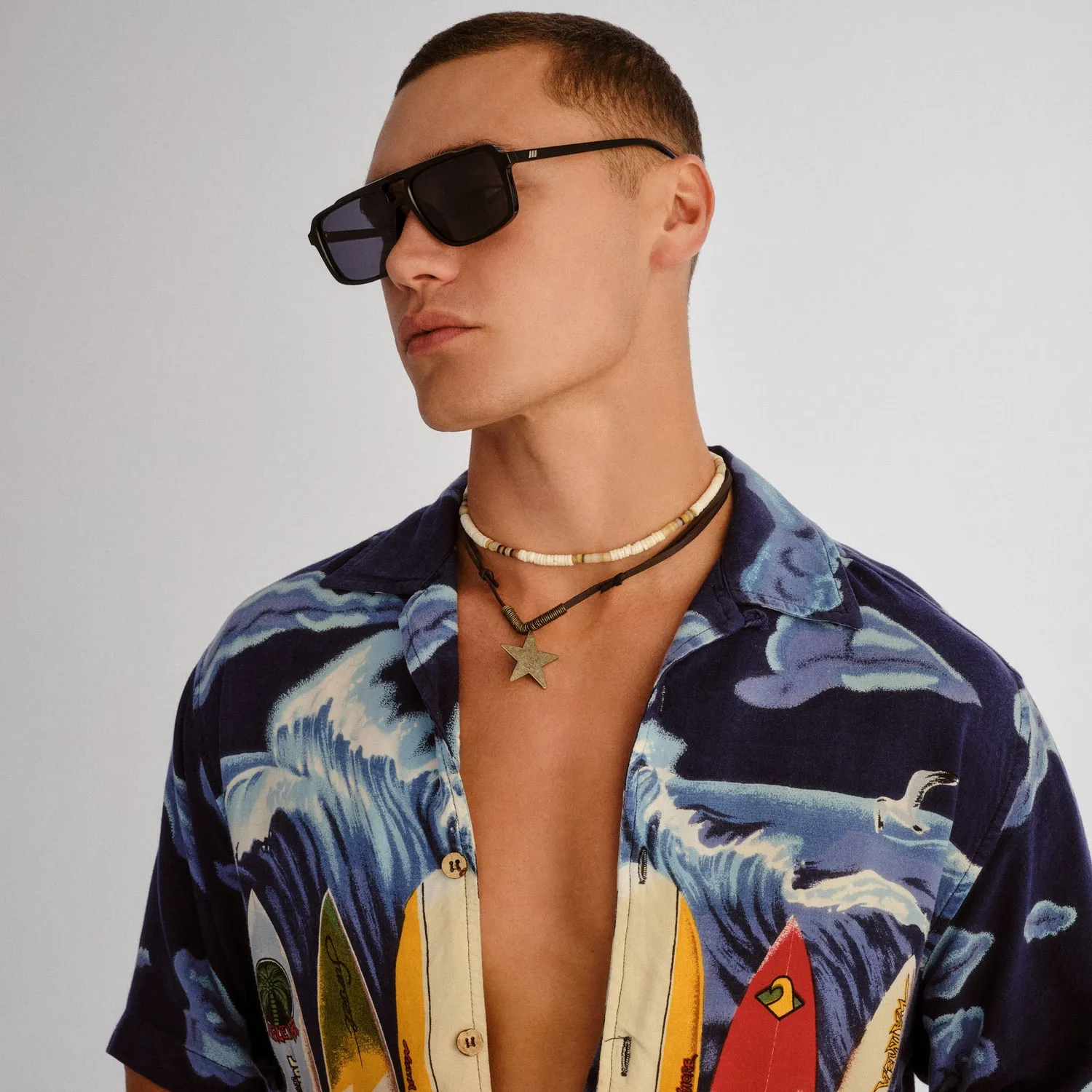 Le Specs Le Gars+ occhiali da sole neri polarizzati