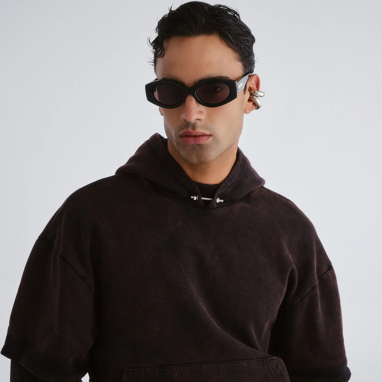 Le Specs Wanderlust occhiale da sole nero acetato