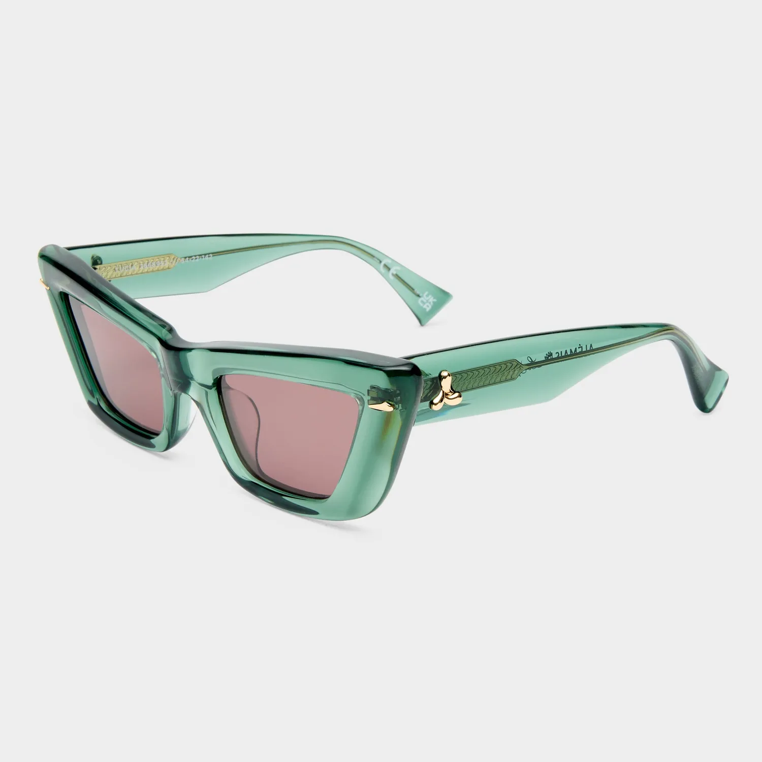 Le Specs Luxe Lucia occhiale da sole verde cat-eye