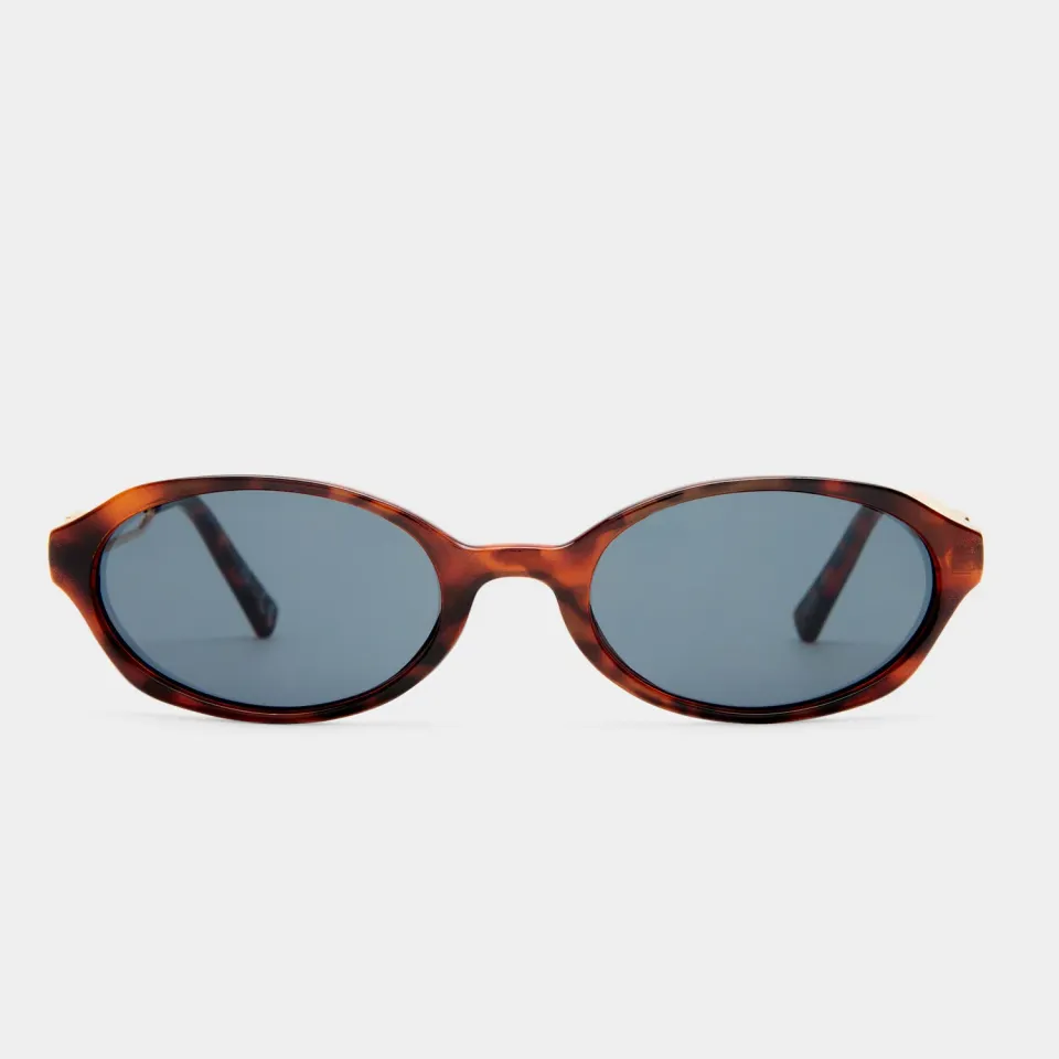 Le Specs Lunita occhiali da sole dark tort ovali