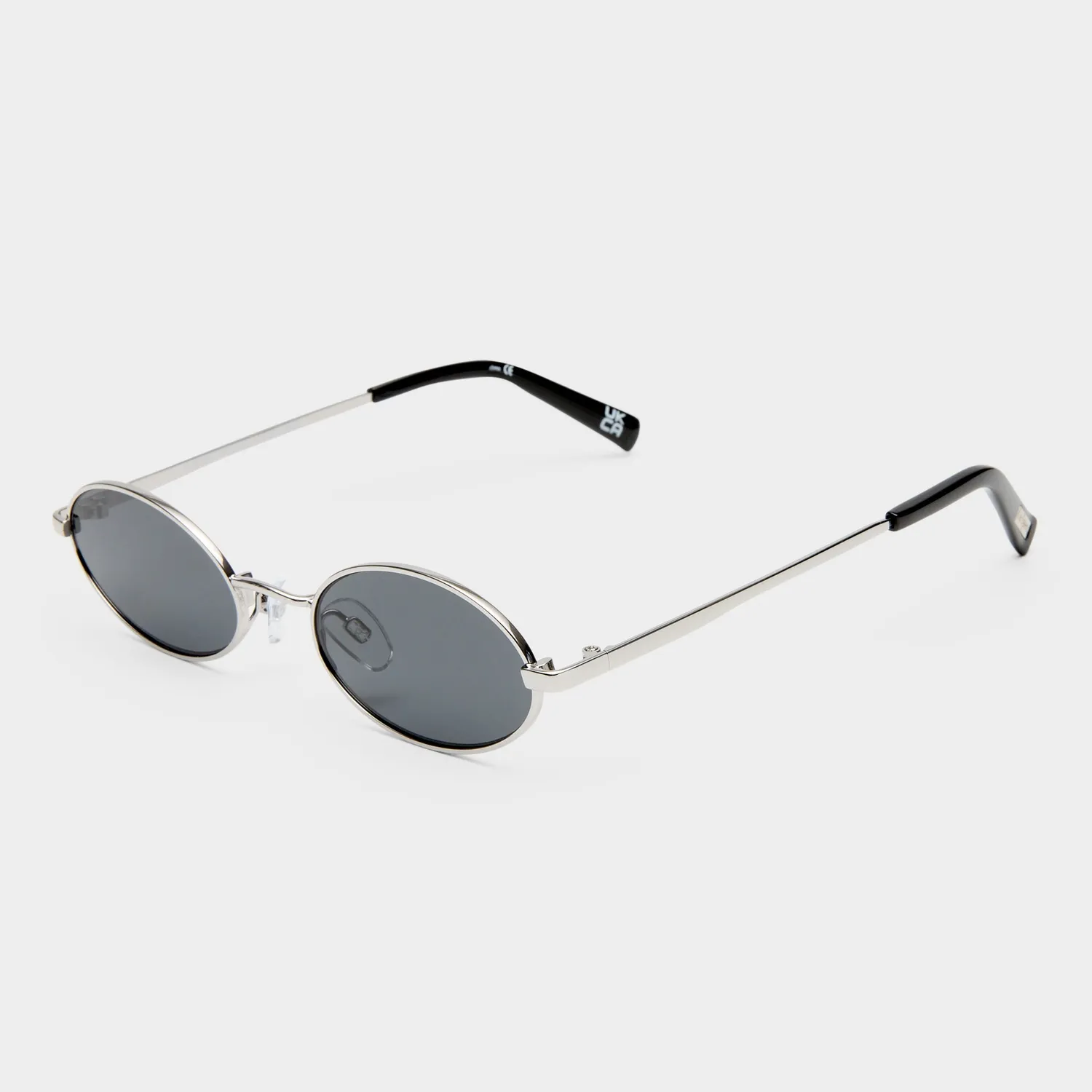 Le Specs Love Train occhiale da sole silver smoke ovale