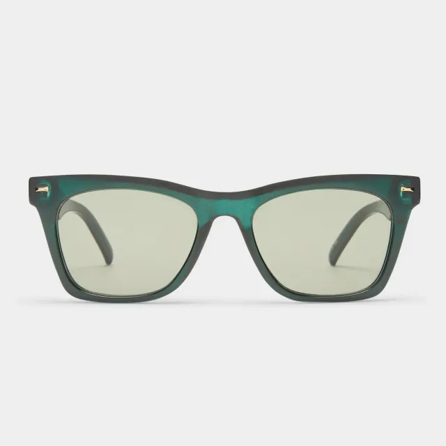 Le Specs Chante occhiale da sole verde bottiglia