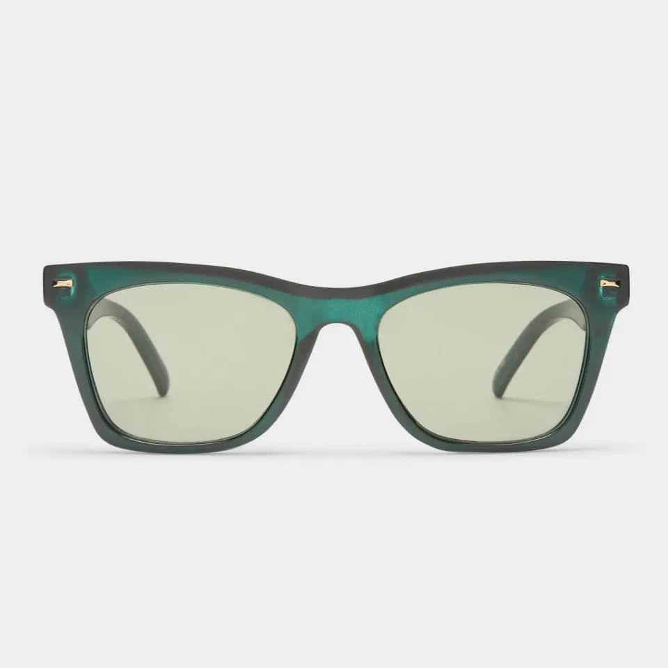 Le Specs Chante occhiale da sole verde bottiglia