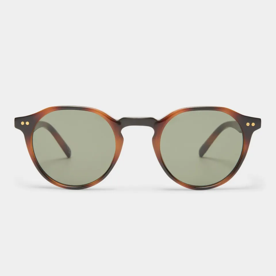 Le Specs Galavant occhiale da sole tartarugato rotondo