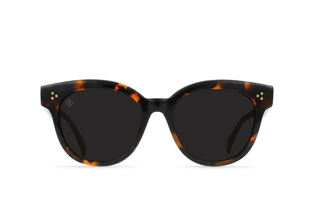Raen Nikol Nero Tortoise Dark Smoke occhiale sole 52 scultoreo