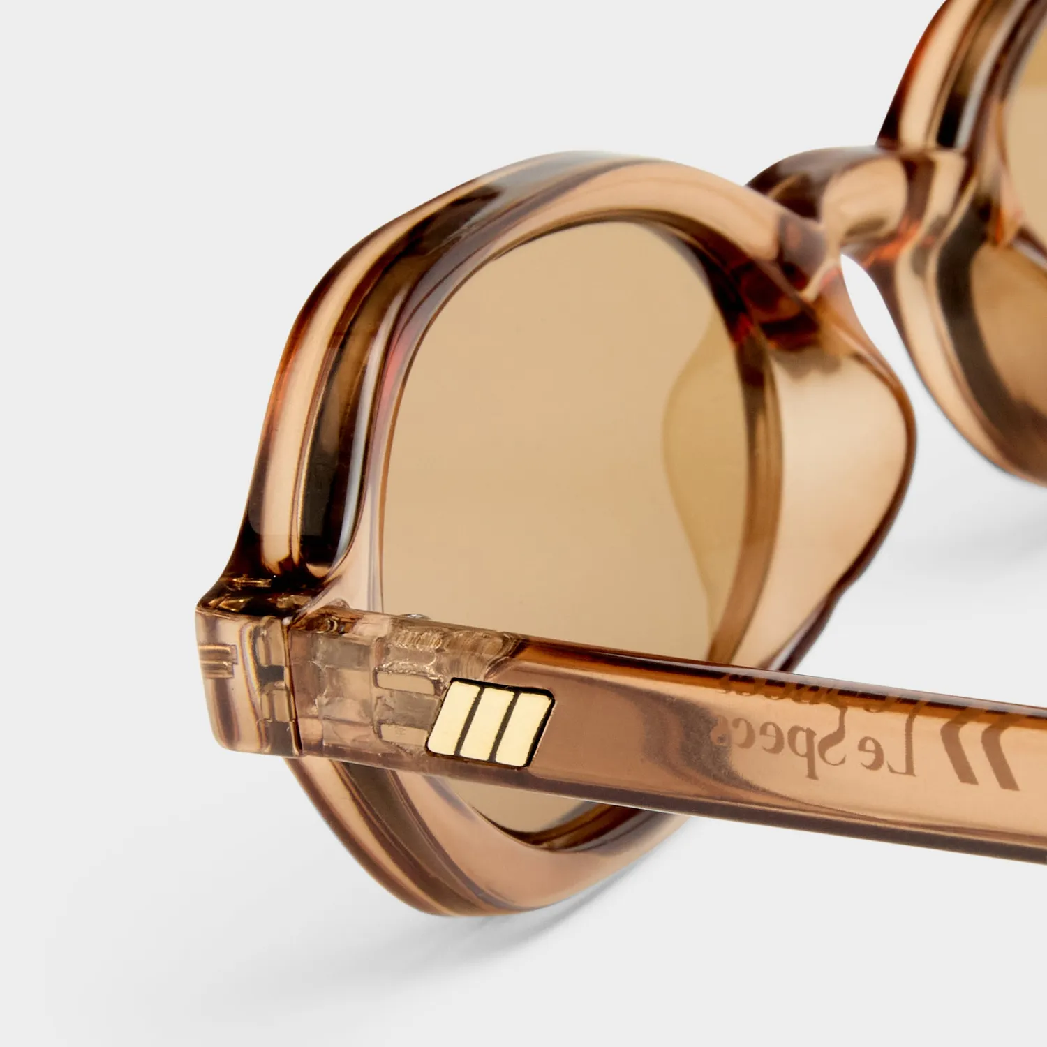 Le Specs Foundry + occhiale da sole whiskey ovale