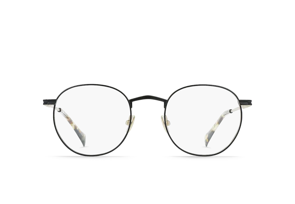 Raen Benson II Satin Black occhiali da vista titanio 49