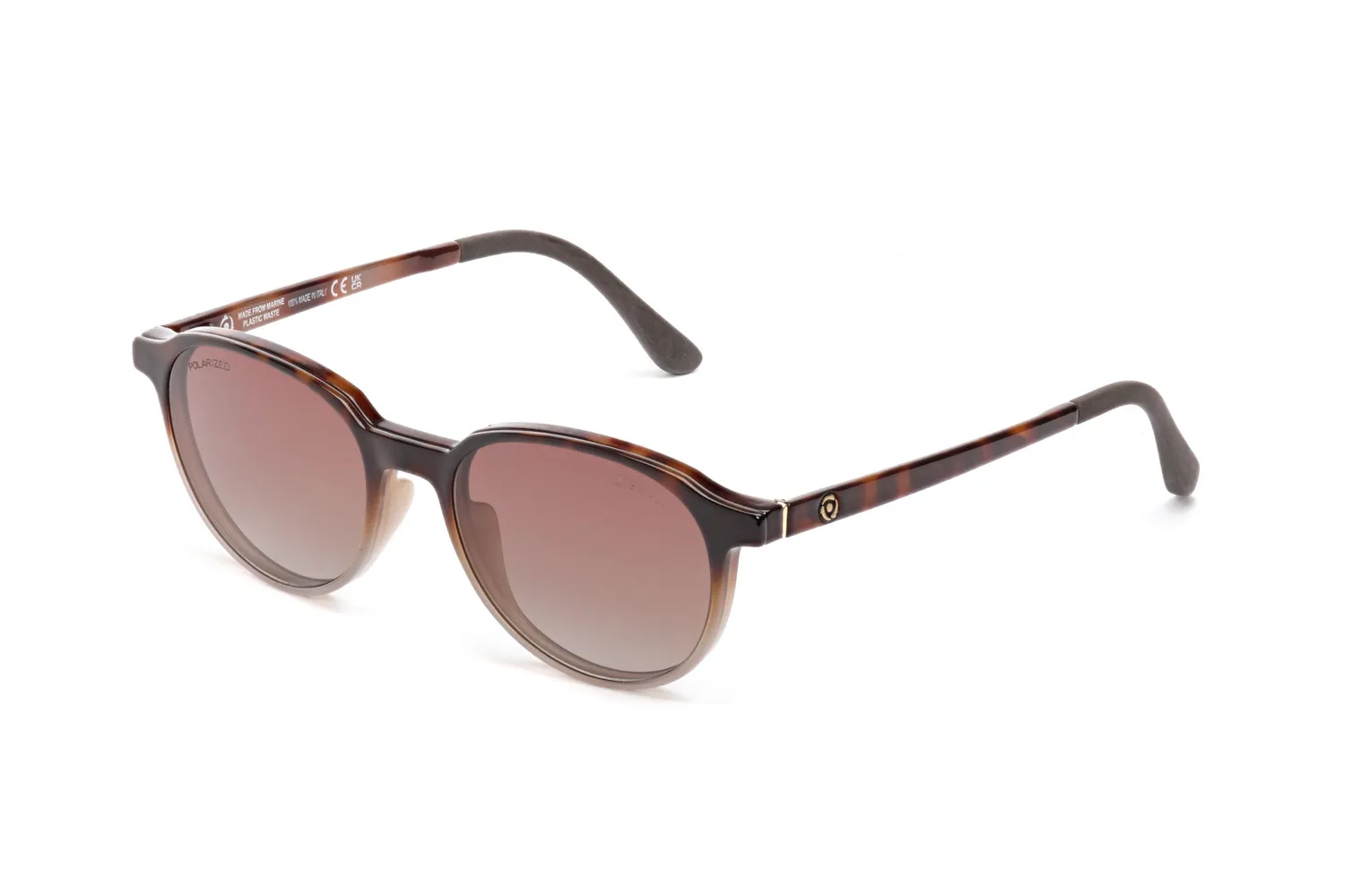 Sea2See Puglia montatura vista havana grey gradient con clip sole