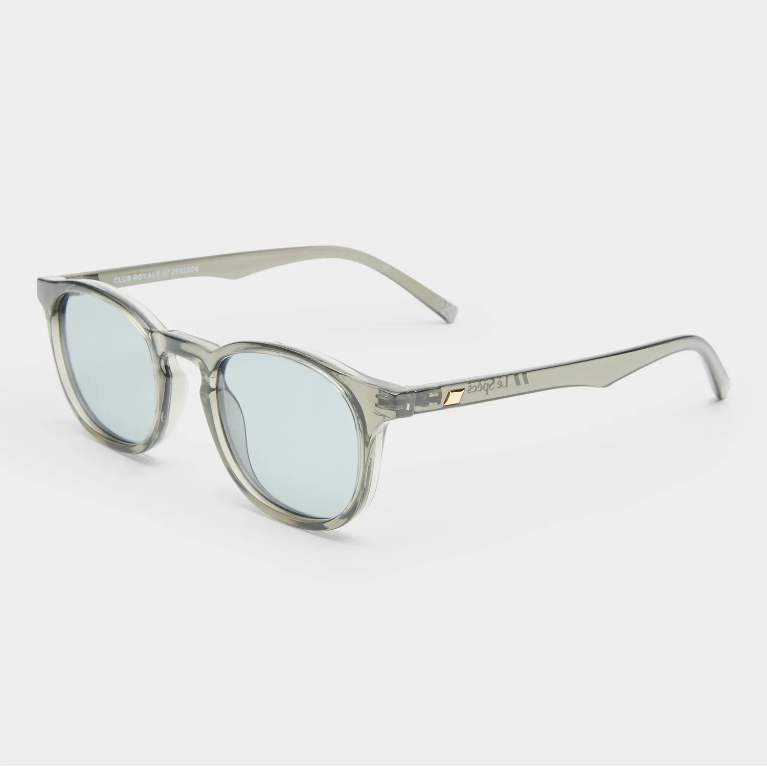 Le Specs Club Royale occhiale da sole grigio tondo