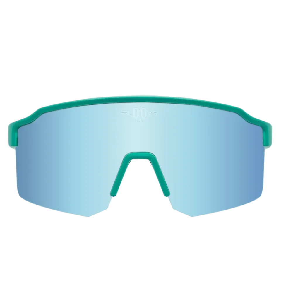 Bloovs Taroko Basso Verde Ghiaccio Blu occhiali da sole sportivi