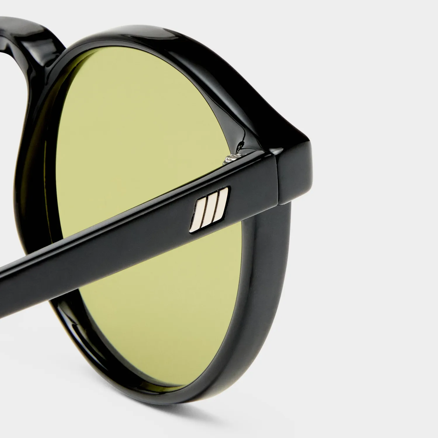 Le Specs Teen Spirit Deux occhiale da sole nero rotondo