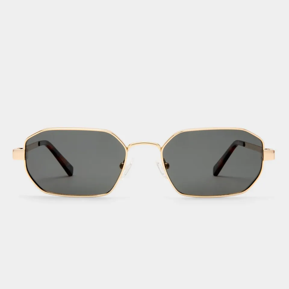 Le Specs Mythic occhiali da sole gold smoke polarizzati