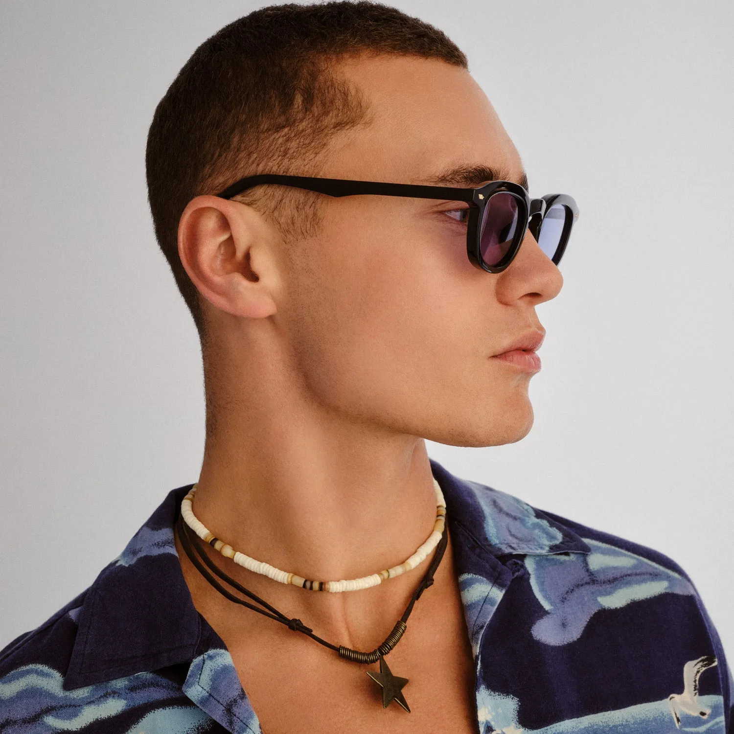 Le Specs Heart Throb occhiali da sole nero tondi