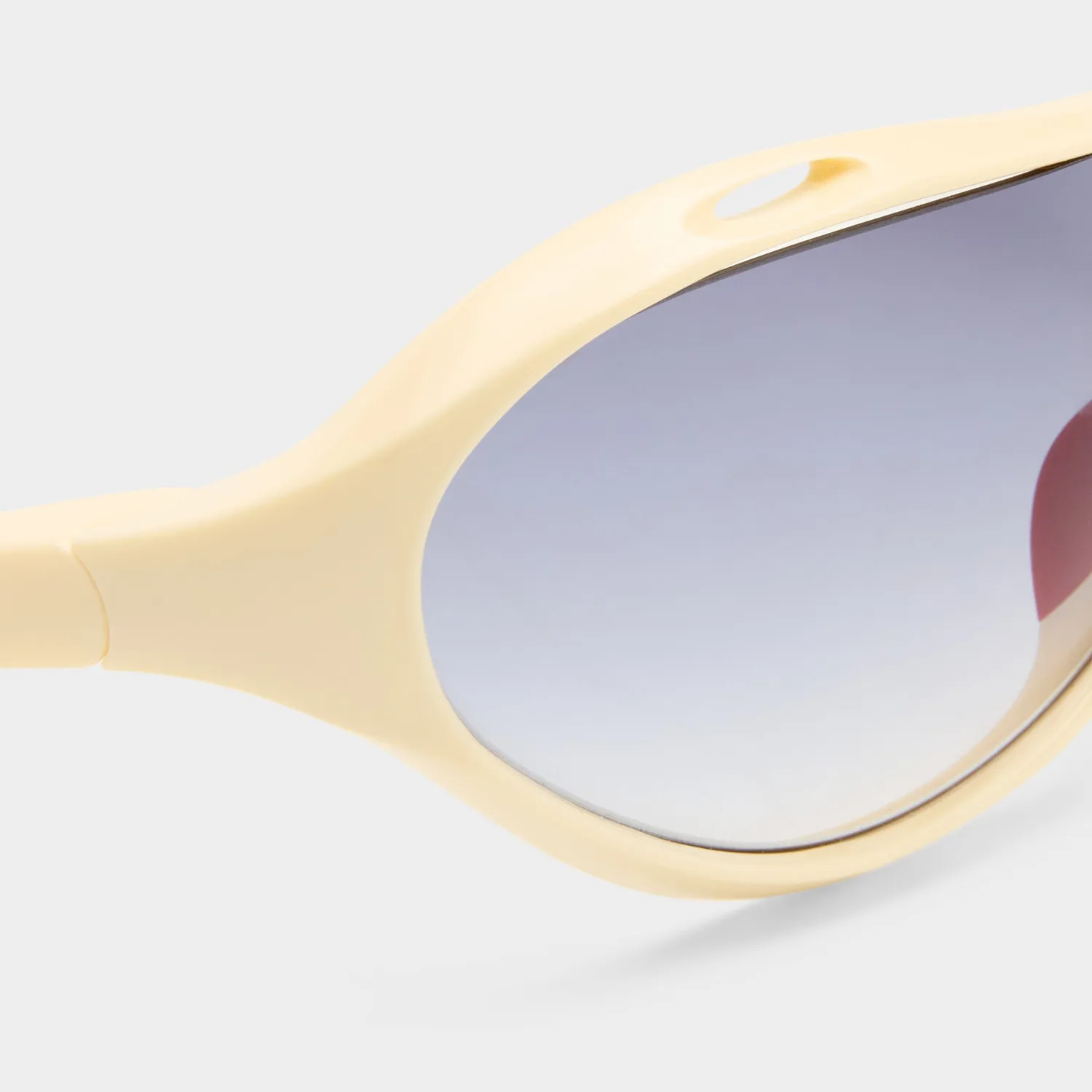 Le Specs Iris occhiale da sole off white shield