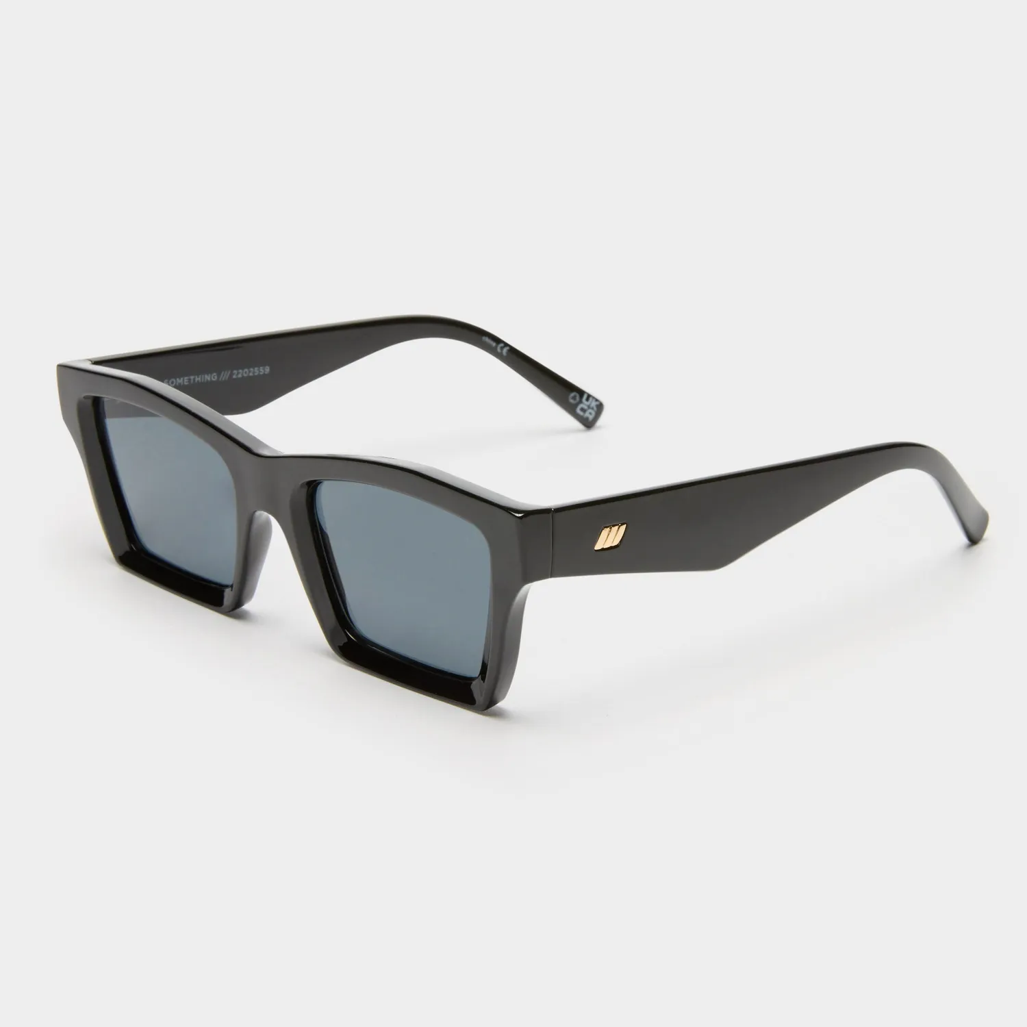 Le Specs Something occhiali da sole neri D-frame