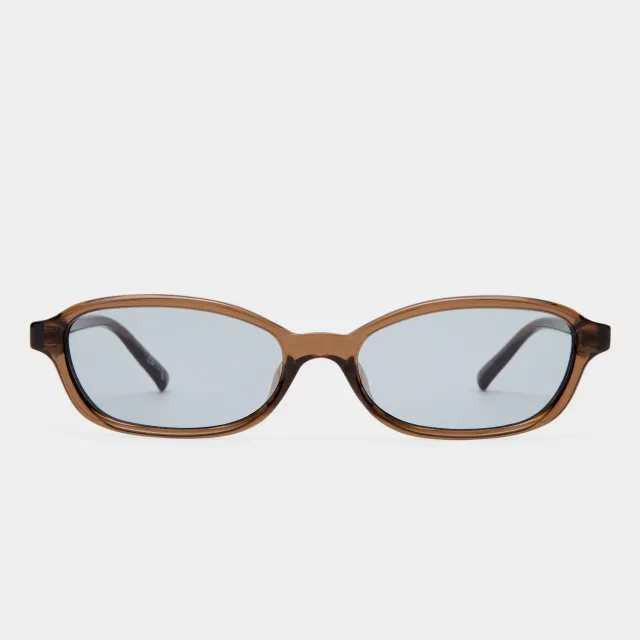 Le Specs Honey Pot occhiali da sole cocoa rettangolari