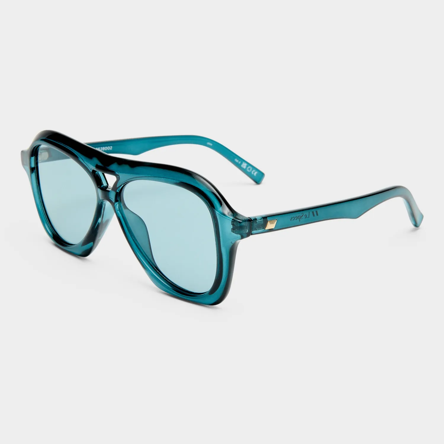 Le Specs Drizzle occhiali da sole teal aviatore