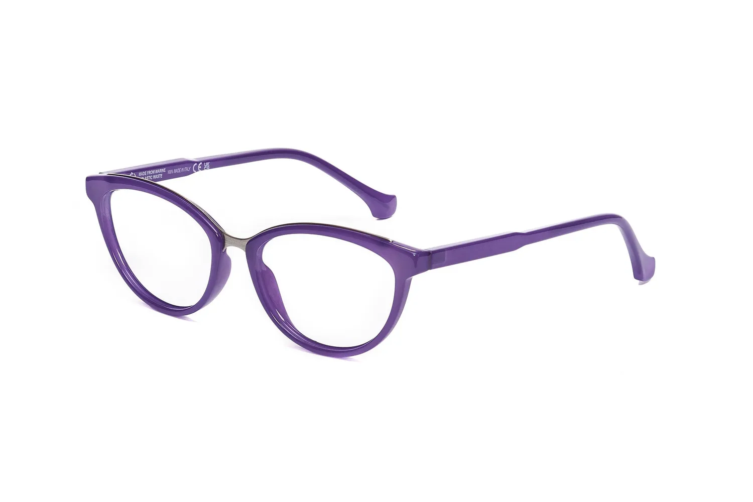 Sea2See Malta montatura da vista mauve cat eye 52 mm