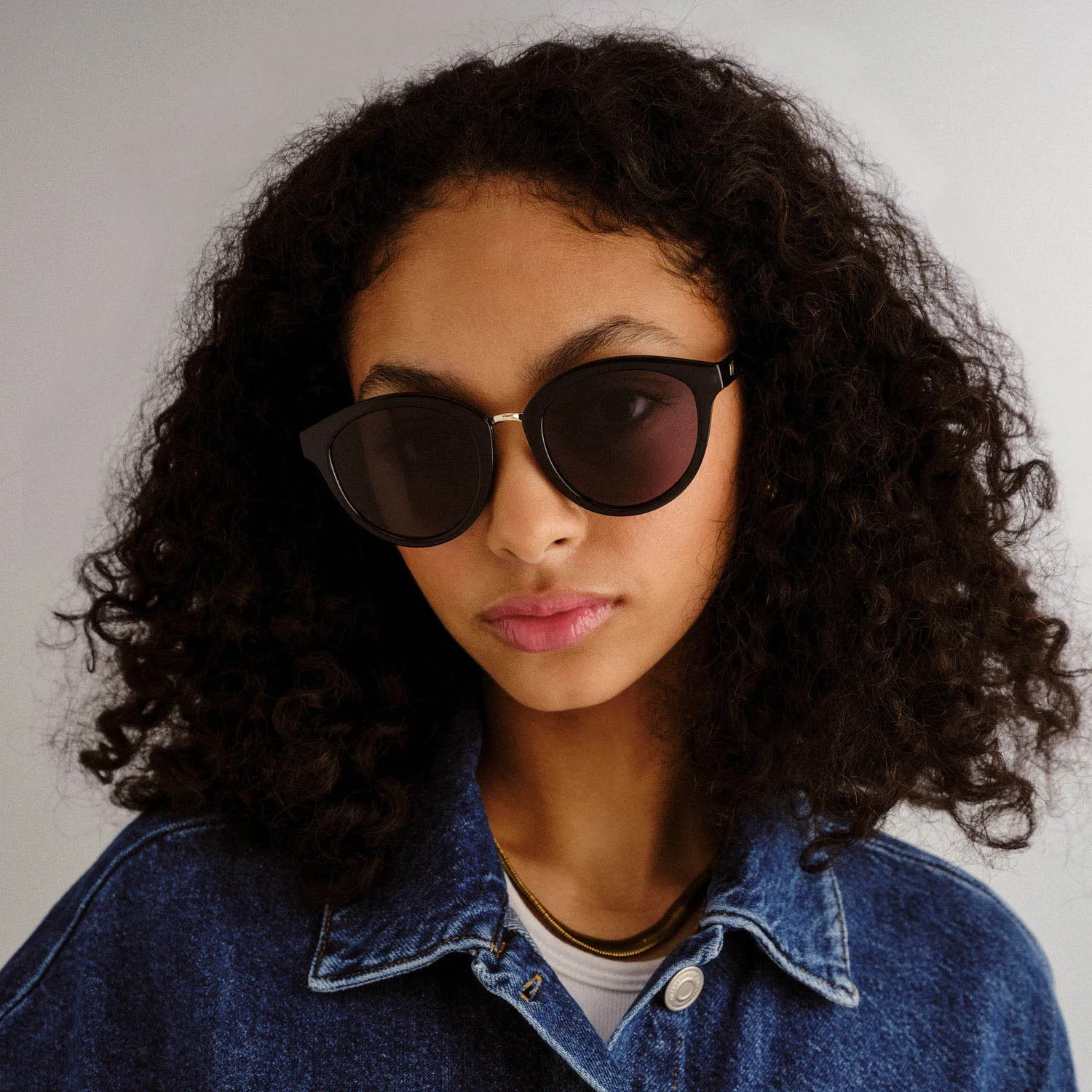 Le Specs Influx occhiali da sole neri tondi