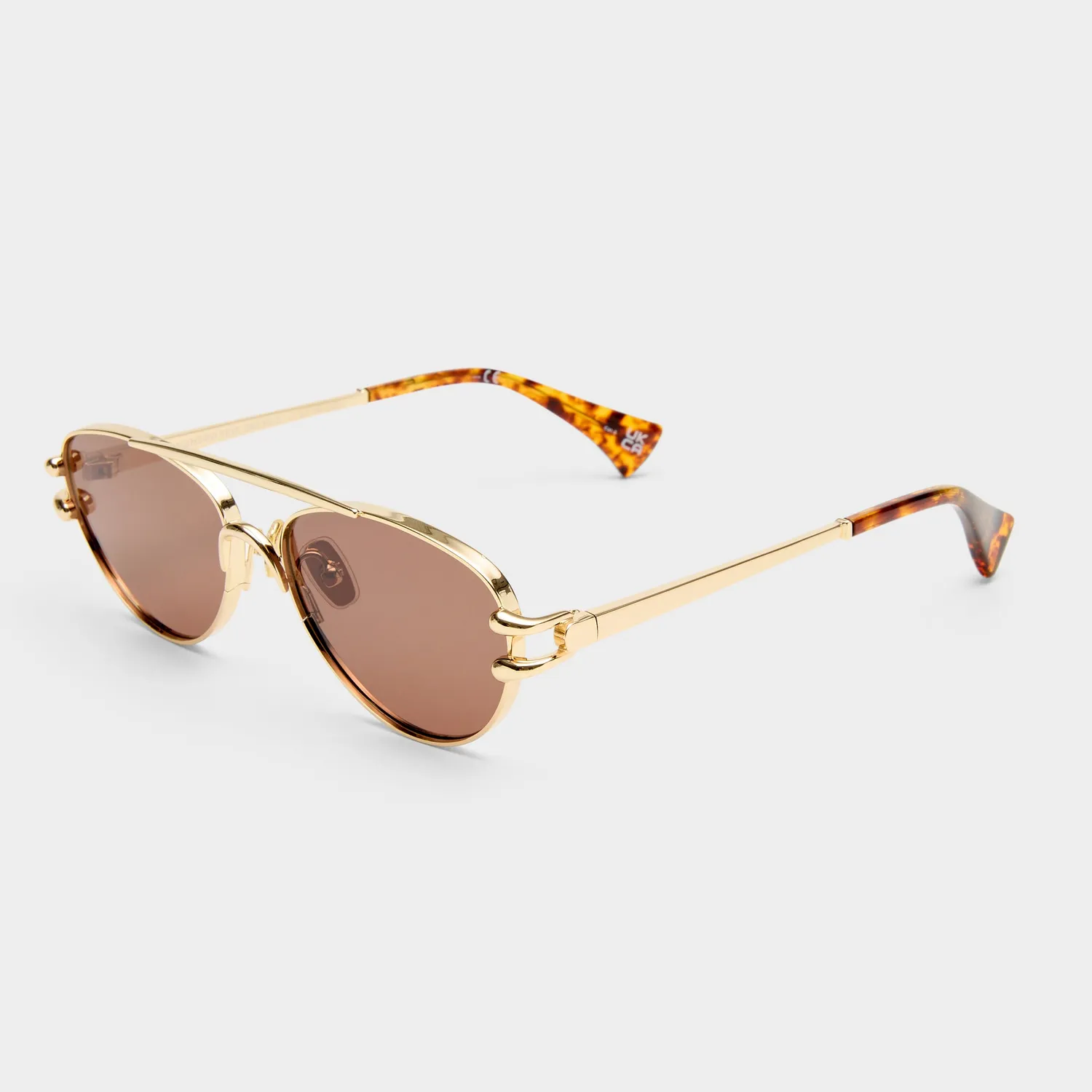 Le Specs Numero Seis occhiale da sole oro aviatore