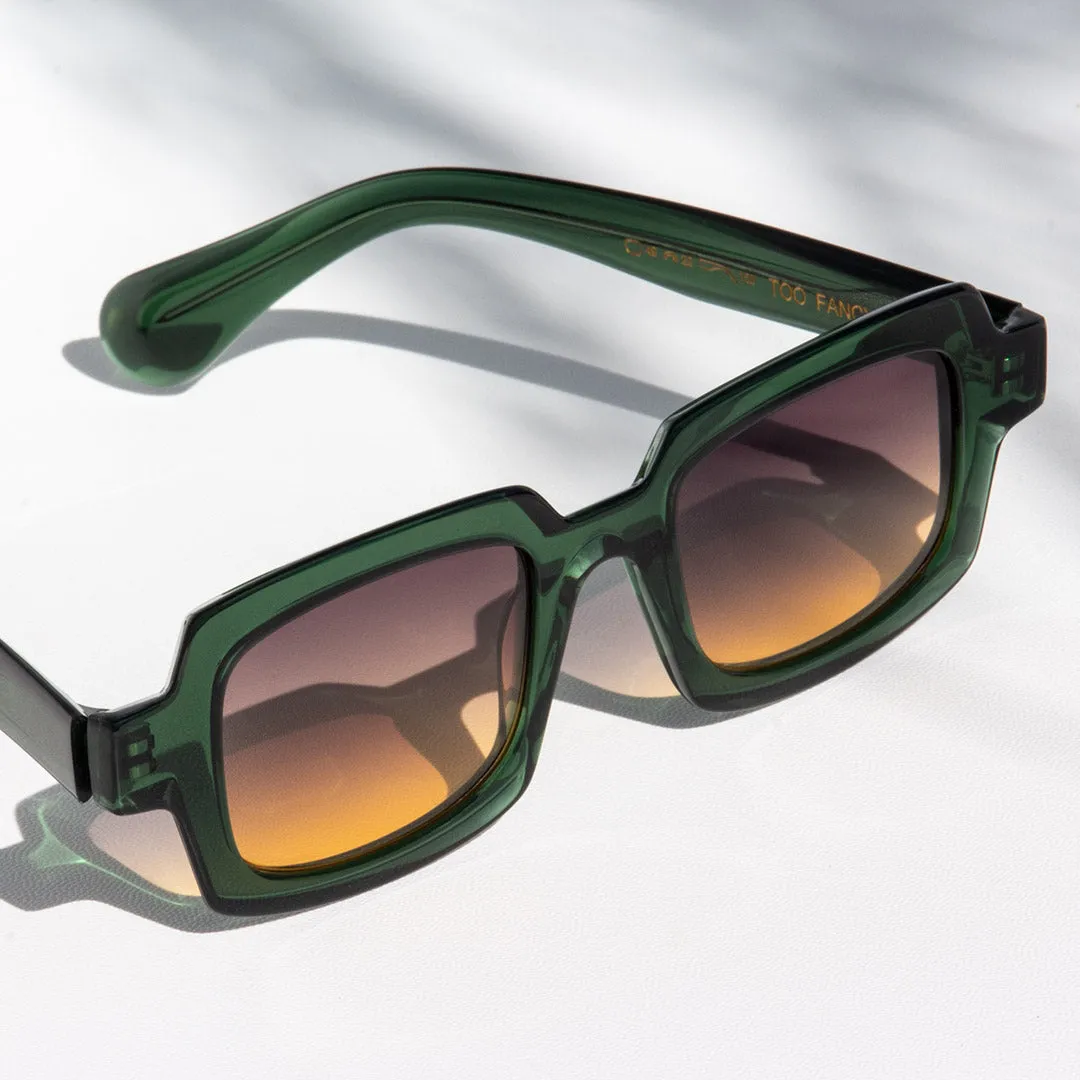 Hemmet Too Fancy occhiale da sole verde smeraldo