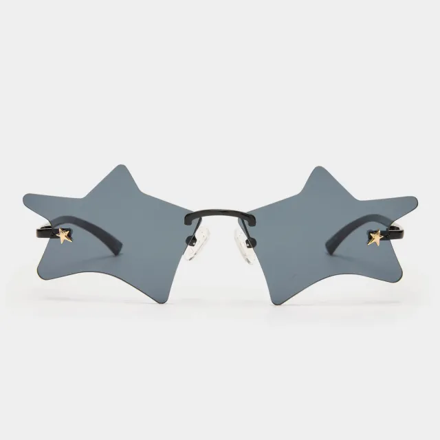 Le Specs Twinkle occhiale da sole nero stella