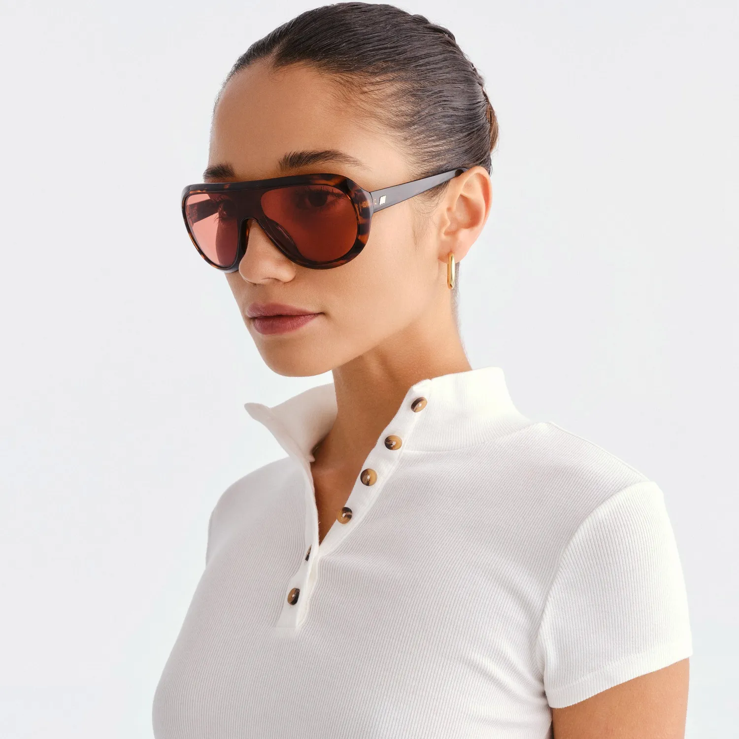 Le Specs Obsession occhiale da sole tartarugato cinnamon