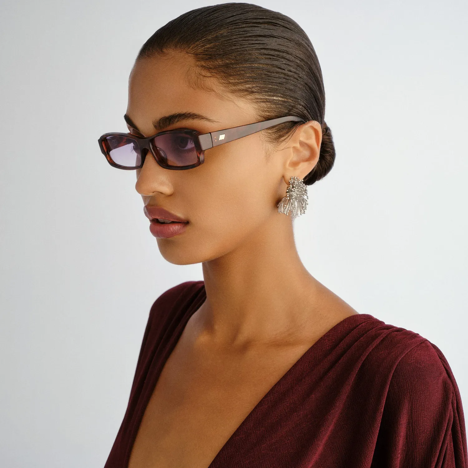 Le Specs Dial Tone occhiale da sole tartarugato fumo