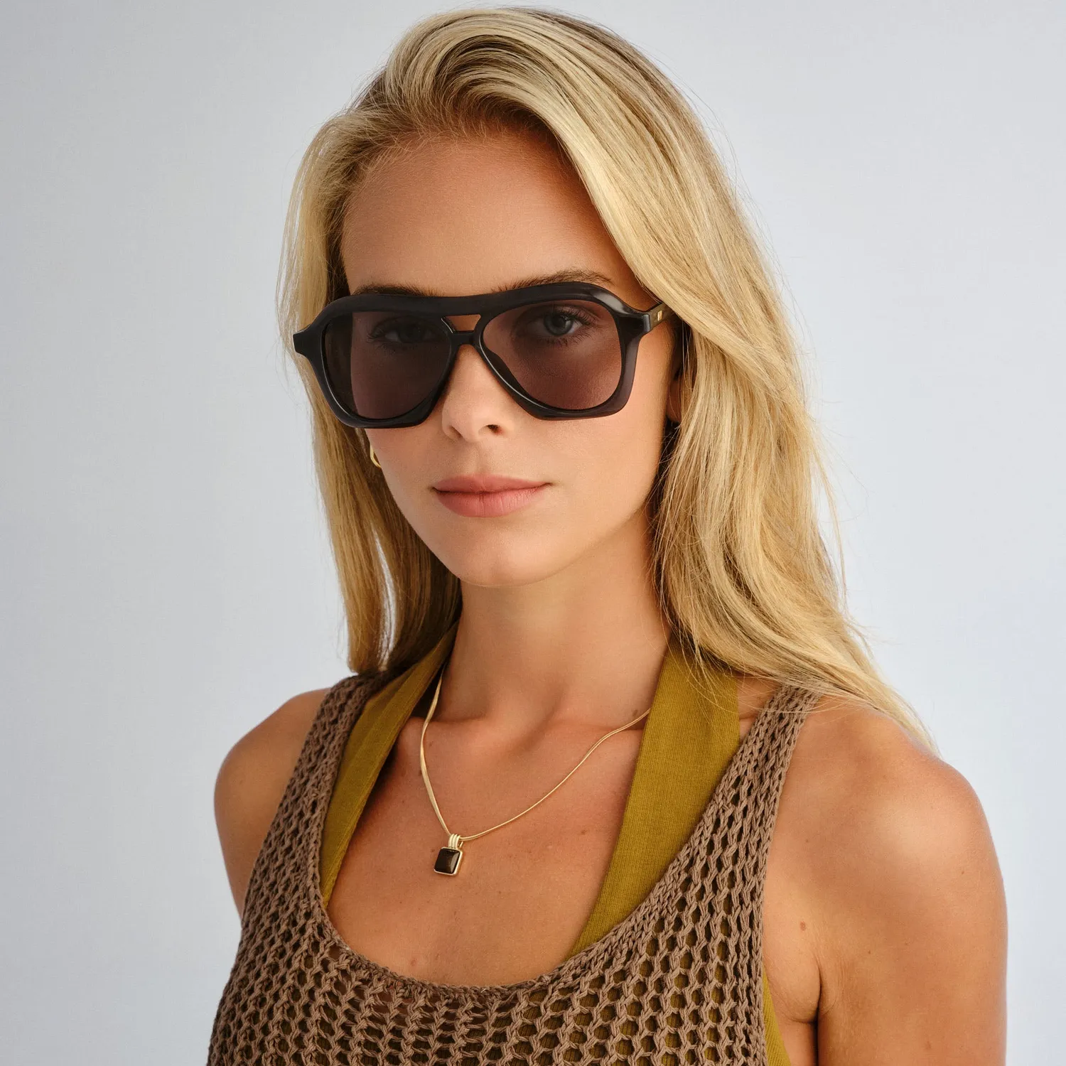 Le Specs Drizzle occhiale da sole grigio fumo unisex