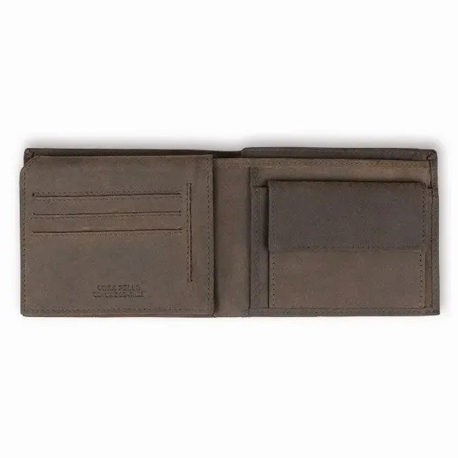 Hemmet Everyday Large portafoglio vera pelle marrone 10 carte