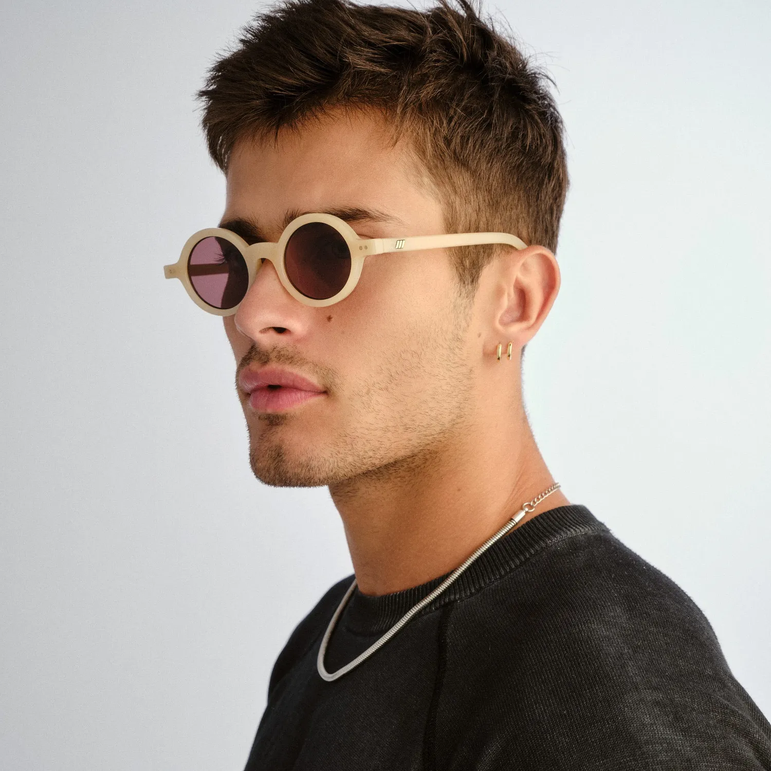 Le Specs Sycophantic occhiale da sole burro lente marrone