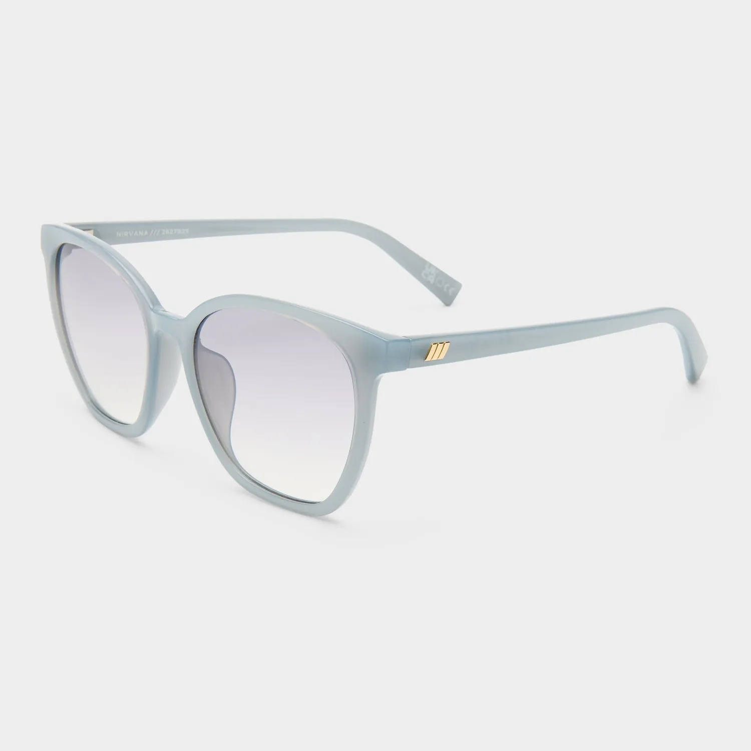 Le Specs Nirvana occhiale da sole denim cat-eye blu