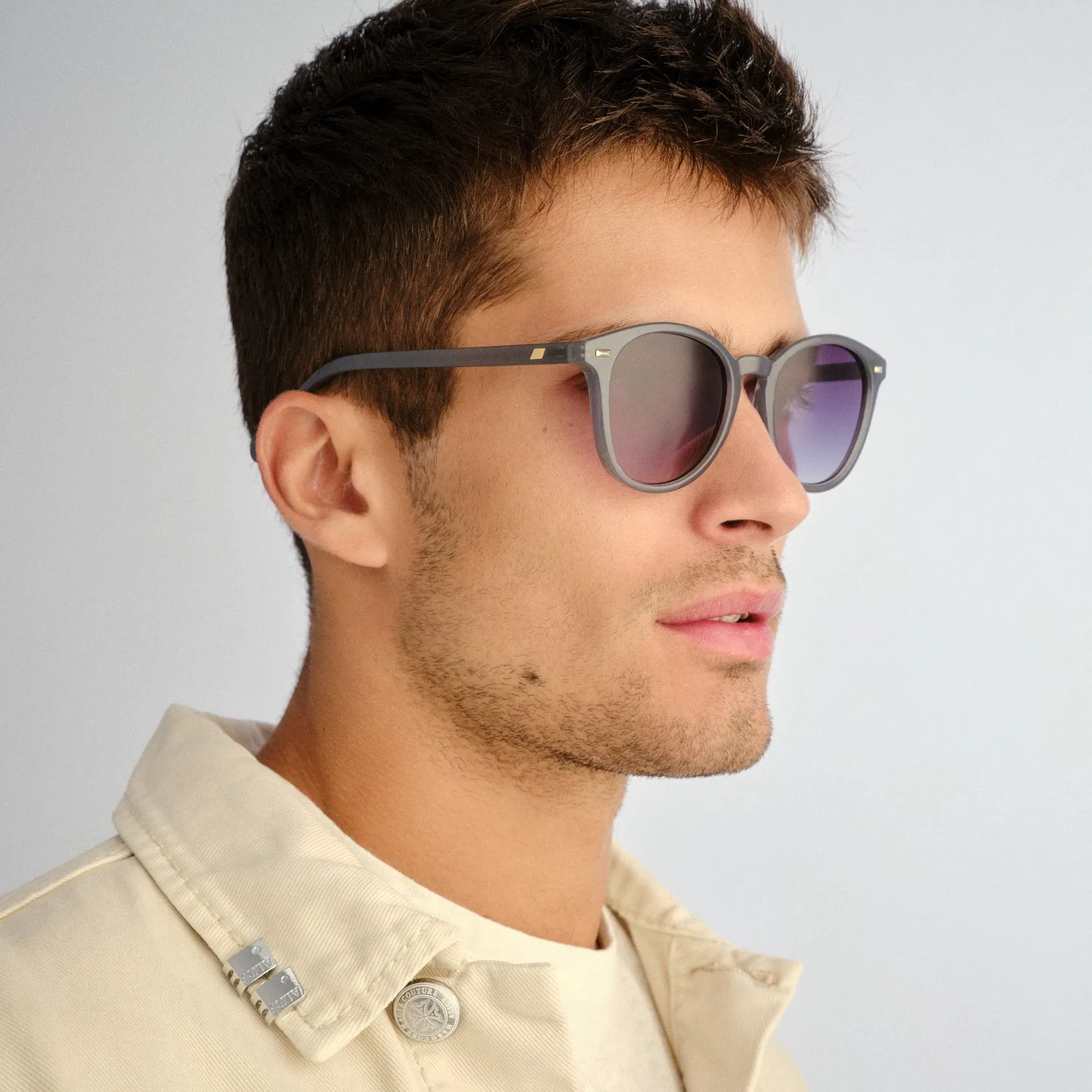 Le Specs Bandwagon occhiale da sole grigio sfumato