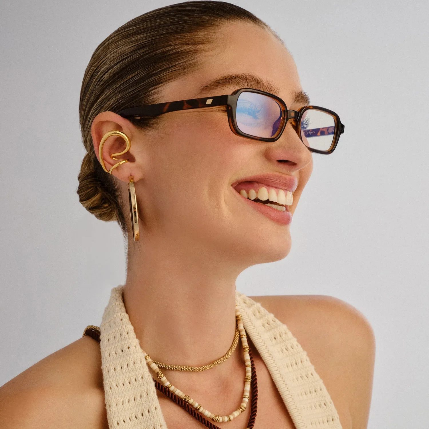 Le Specs Pilferer occhiali luce blu tartarugato