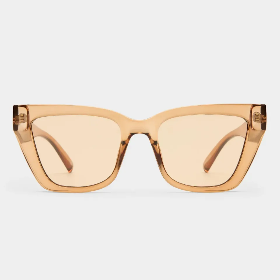 Le Specs Le Coeur occhiali da sole marroni cat-eye