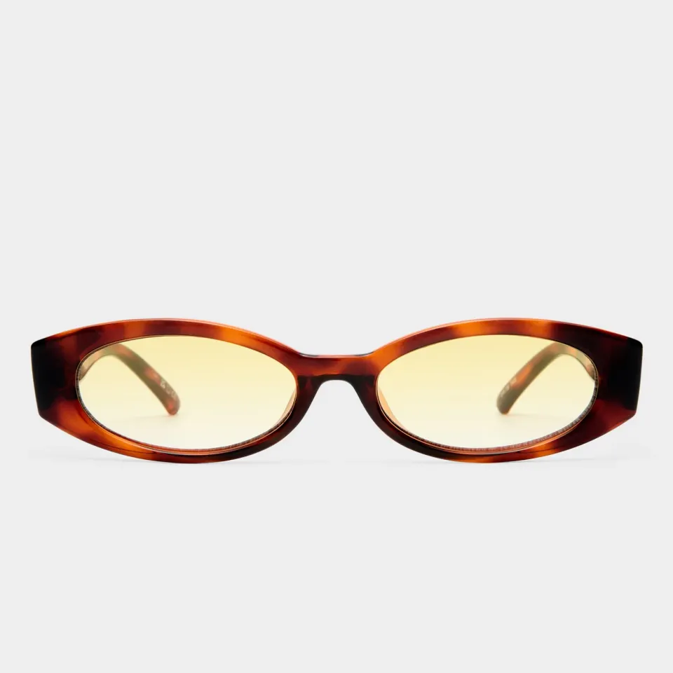 Le Specs Belladonna occhiali da sole toffee ovali