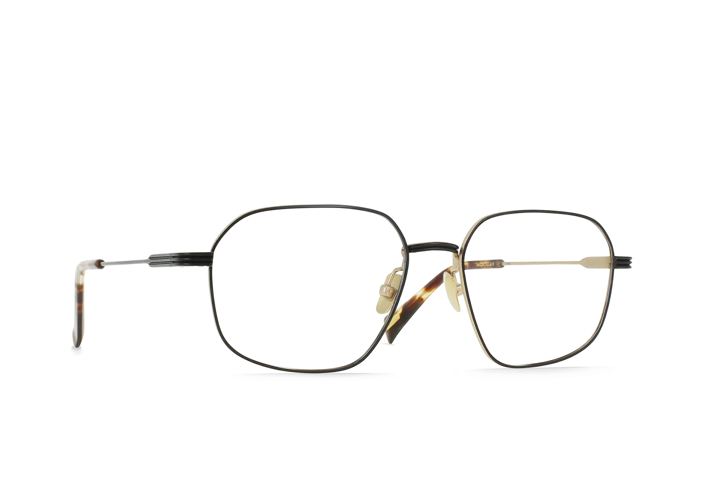 Raen Dalvin Satin Black Clear 55 montatura titanio