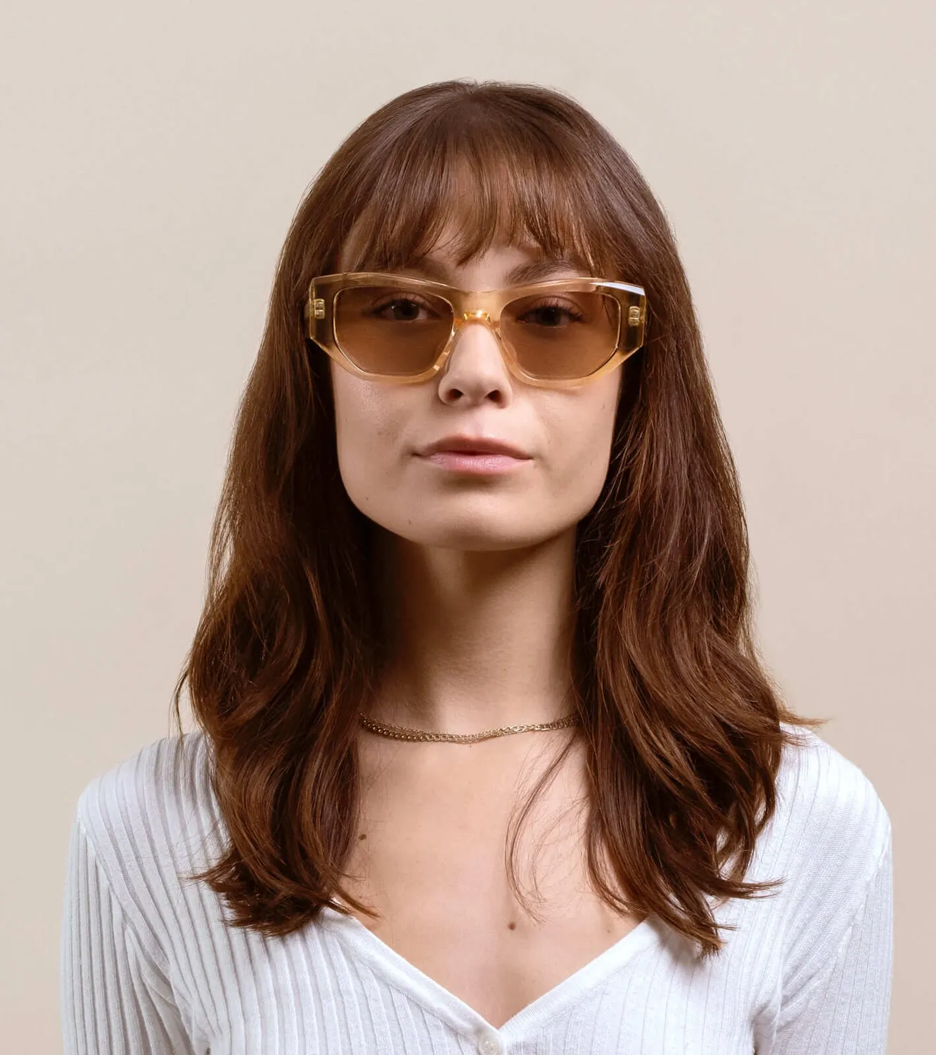 Raen Ynez occhiale da sole specchiato Champagne 54
