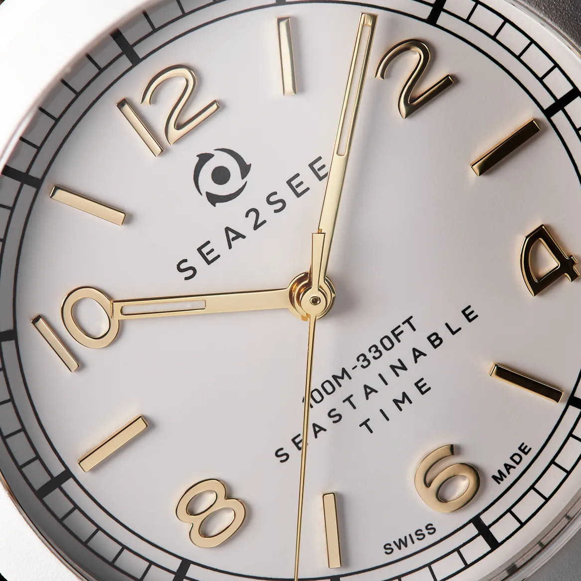 Sea2See Bali 03 orologio 37 mm bianco
