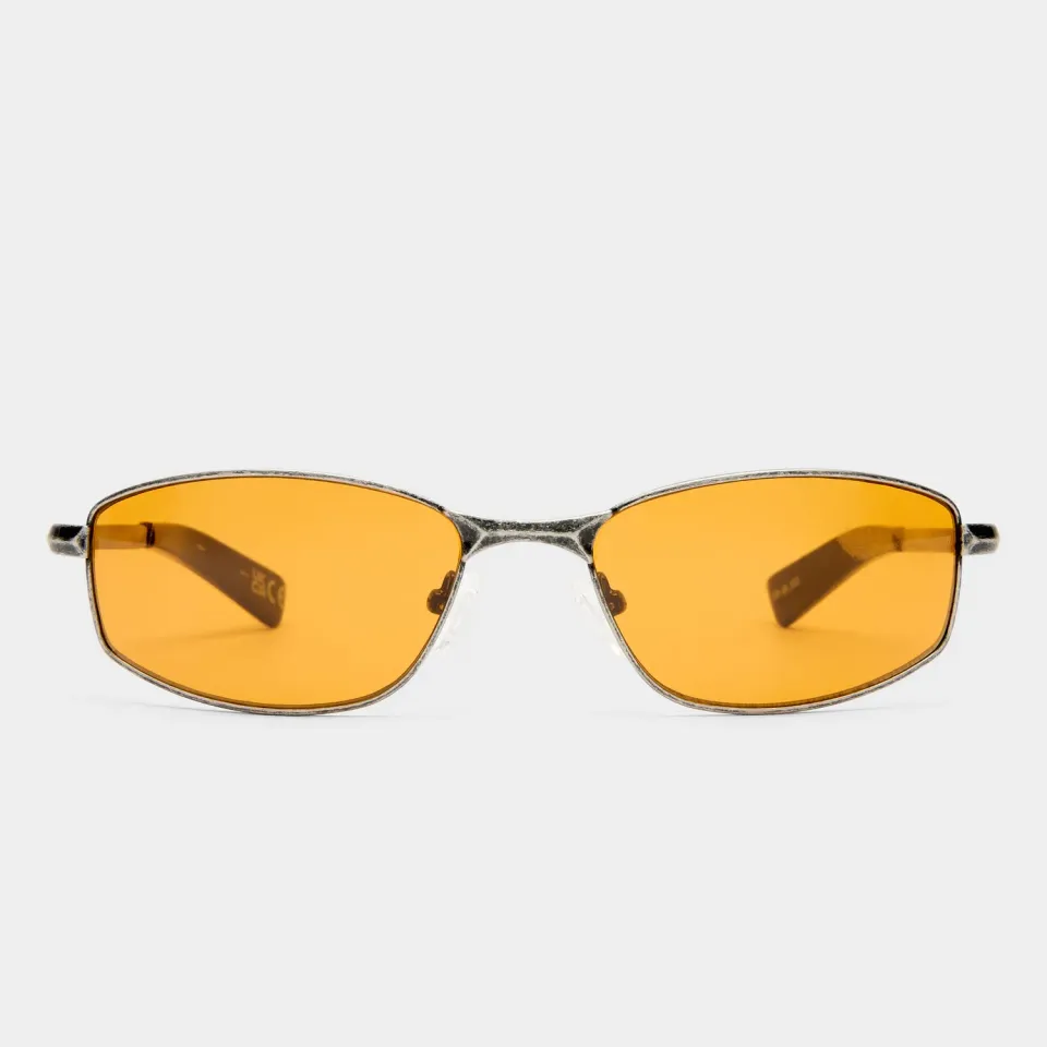 Le Specs Star Beam occhiale da sole gunmetal lente ottone