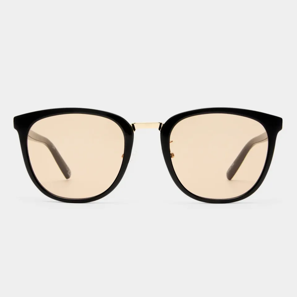 Le Specs Eclipse+ occhiale da sole nero vestibilità larga