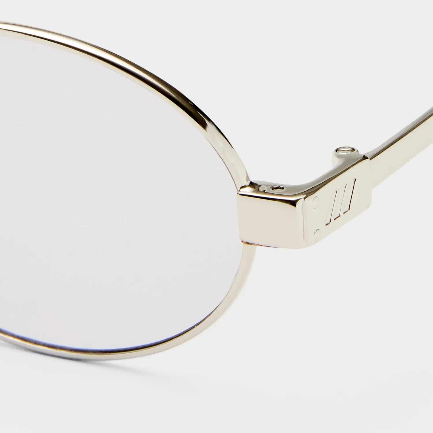 Le Specs Poseidon Deux occhiale da sole silver ovale