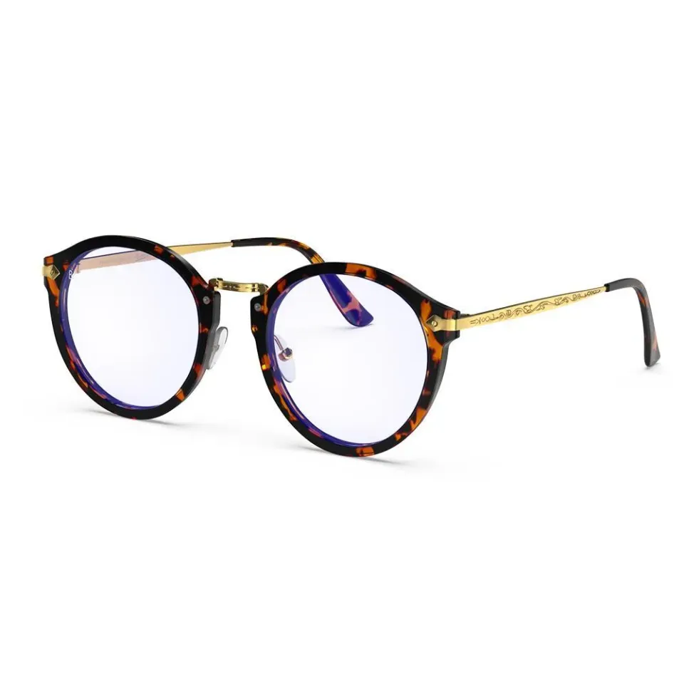 Hemmet Vintage Raider B+ montatura da vista oro luce blu