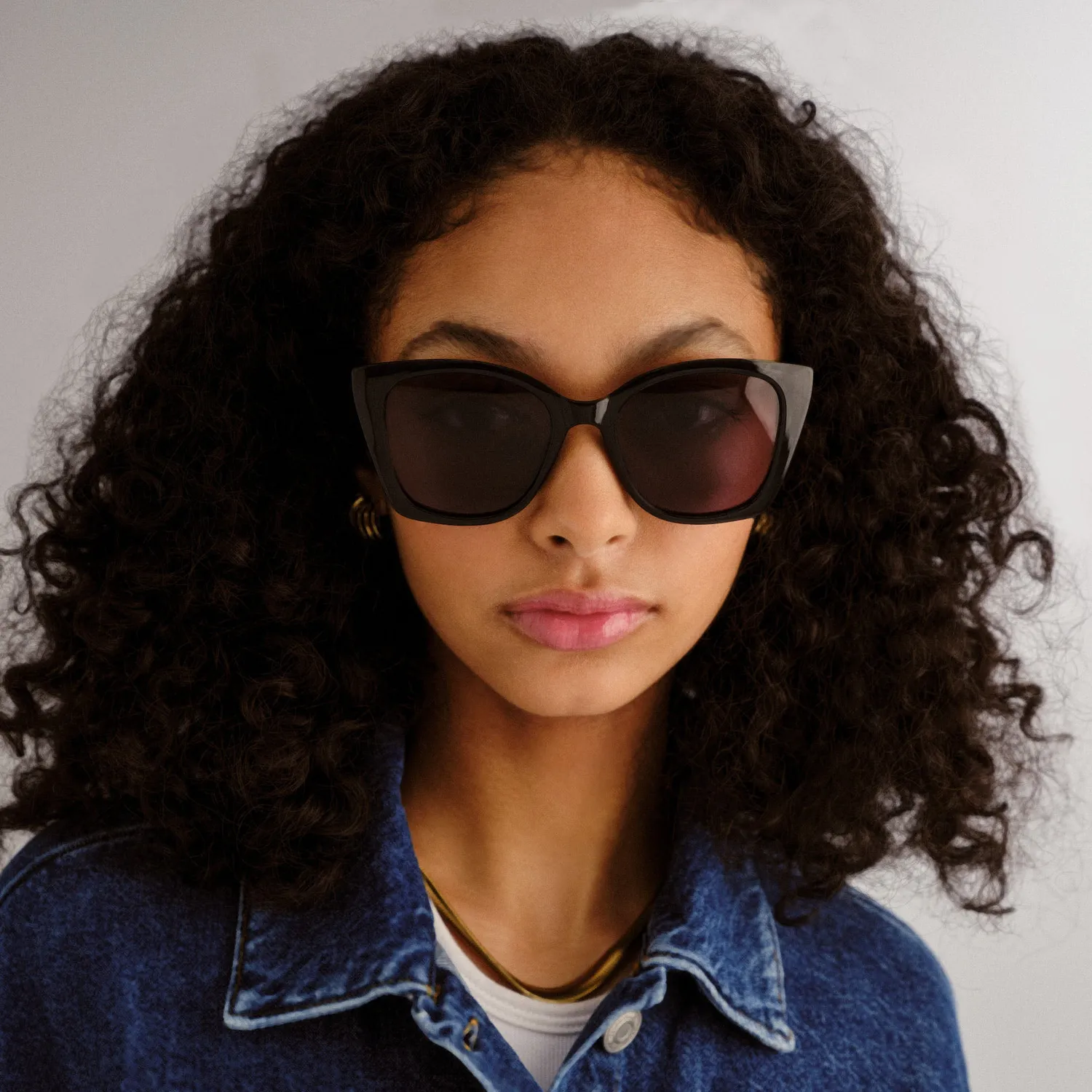 Le Specs Incantation occhiale da sole nero quadrato