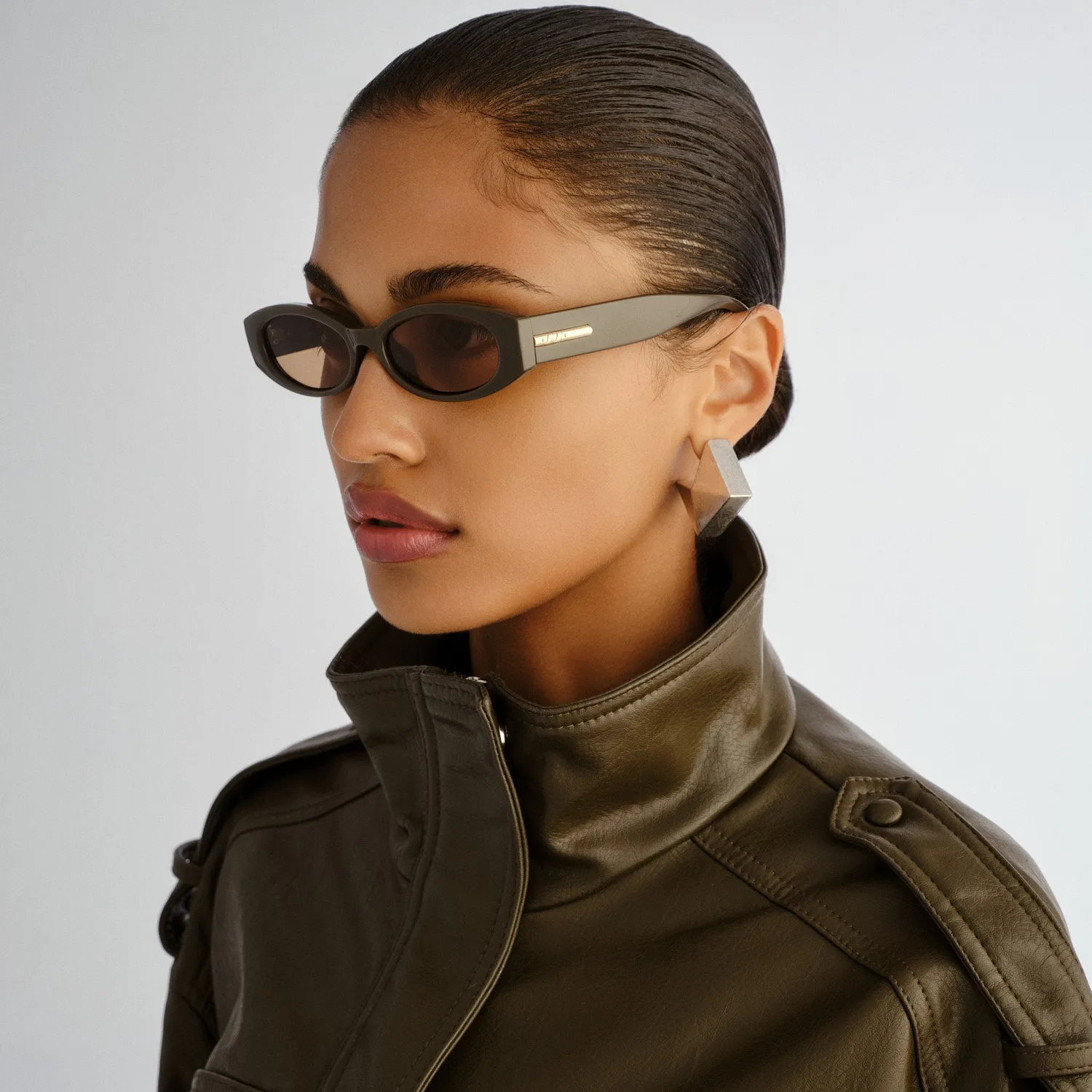 Le Specs Belladonna occhiale da sole cocoa ovale