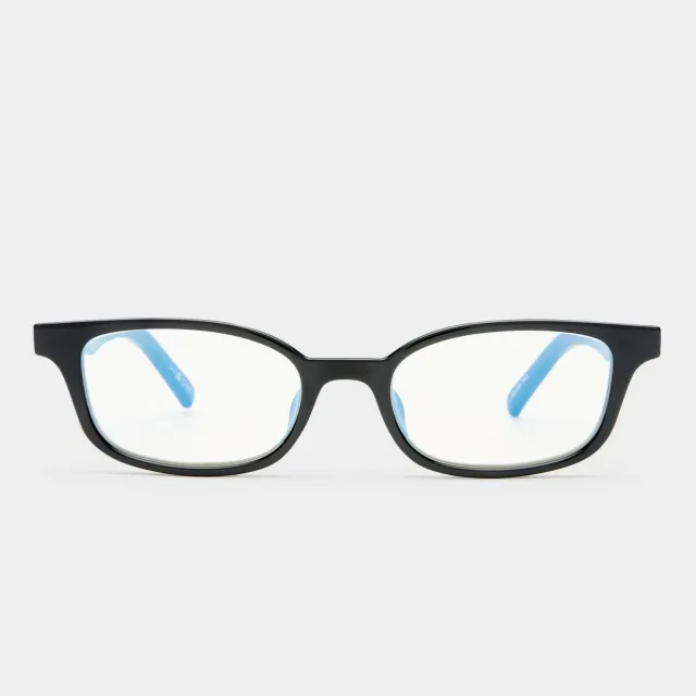 Le Specs Echelon occhiale luce blu nero rettangolare