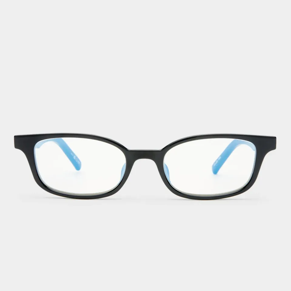 Le Specs Echelon occhiale luce blu nero rettangolare