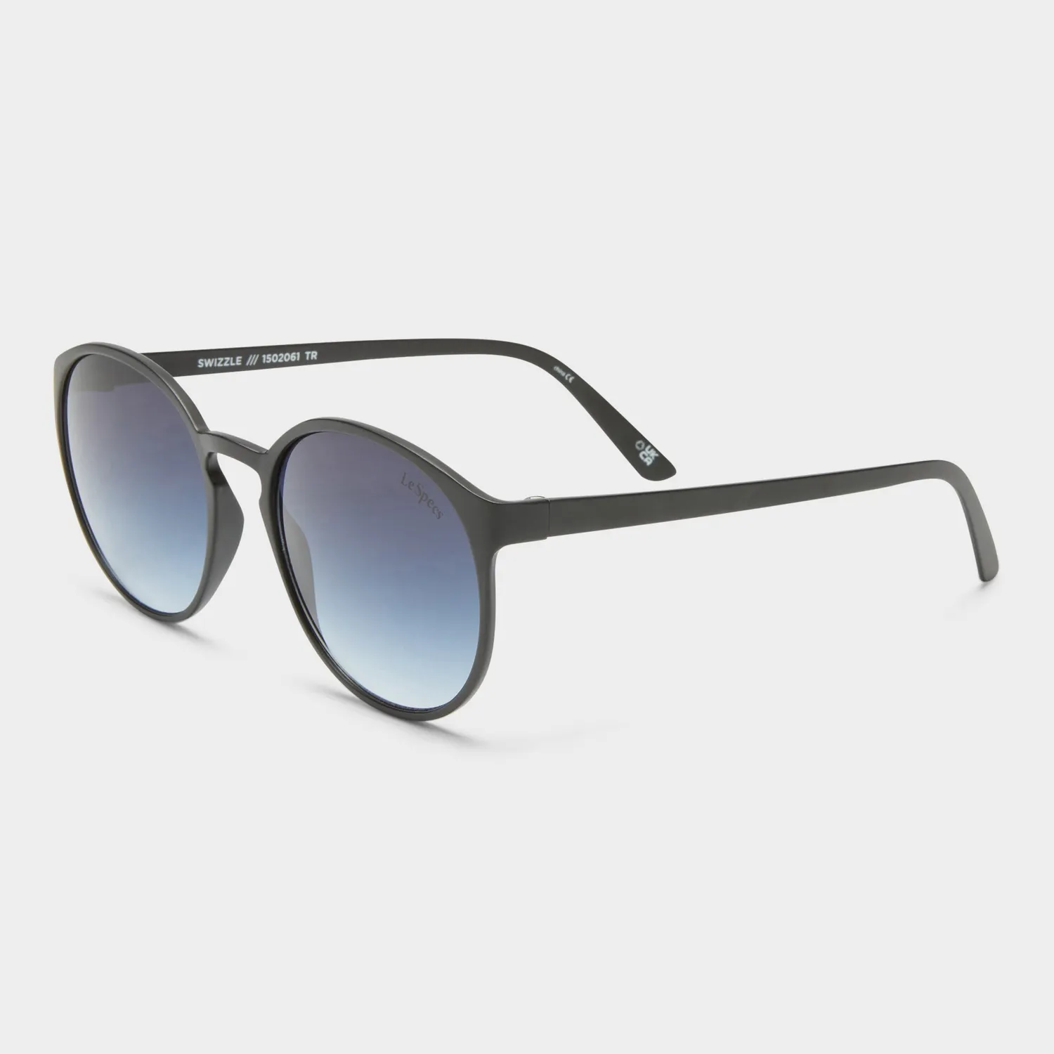 Le Specs Swizzle occhiali da sole tondi nero opaco