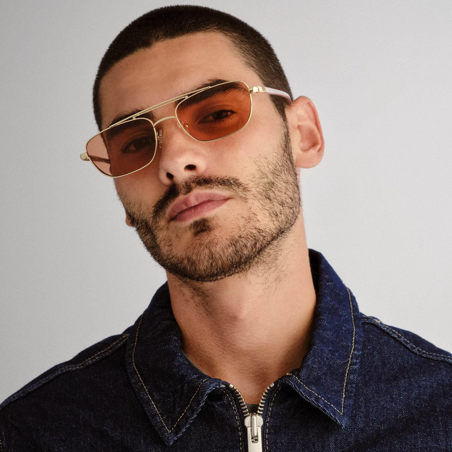 Le Specs Le Mimi occhiale da sole oro cinnamon tint